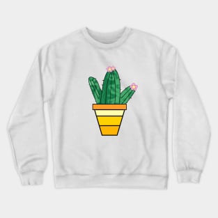 CUTE Flowering Cactus Crewneck Sweatshirt